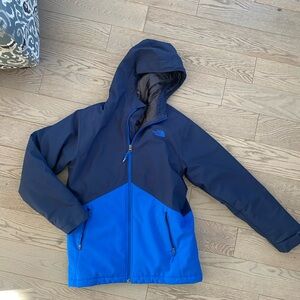 The North Face Kids Navy and Royal Blue Ski Jacket